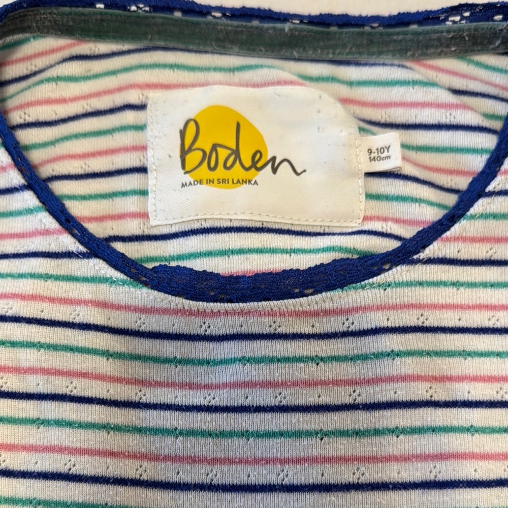 Boden Striped Multicolor Top